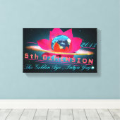 5te Dimension - überzogene Canvas Leinwanddruck (Insitu (Holzboden))