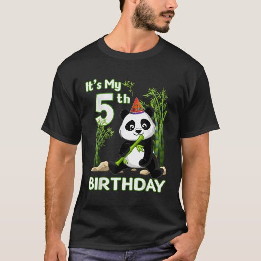 5th 5 Py Animal Panda T-Shirt (Vorderseite)