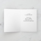 5th Anniversary 12 Step Recovery Support, Encourag Karte (Innenseite)