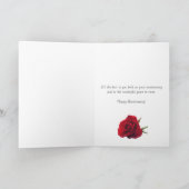 5th Anniversary card for Daughter & son-in-law Karte (Innenseite)