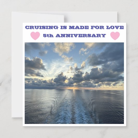 5th ANNIVERSARY CRUISE DOOR MAGNET (Vorderseite)