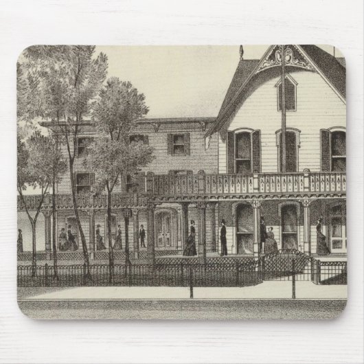 5th Avenue House, Ocean Beach, NJ Mousepad (Vorne)