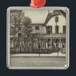 5th Avenue House, Ocean Beach, NJ Silbernes Ornament<br><div class="desc">5th Avenue House,  Ocean Beach,  N.J. durch Rose,  Theodore F. Woolman,  H. C. 187. Veröffentlicht von ''Phila: Woolman & Rose'''</div>