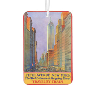 5th Avenue New York Vintage Reisen Lufterfrischer