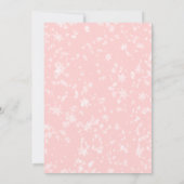 5th Birthday Christmas Party Invitation Einladung (Rückseite)