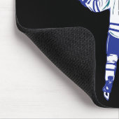 5th Birthday Ice Hockey Boy 5 Year Old Hockey Play Mousepad (Ecke)