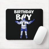 5th Birthday Ice Hockey Boy 5 Year Old Hockey Play Mousepad (Mit Mouse)