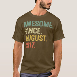 5th Birthday Ohrfeige 5 Years Old Boy Awesome Sinc T-Shirt