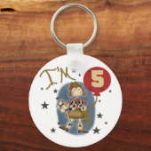 5th Cowgirl Geburtstagsgeschenke und Geschenke Schlüsselanhänger (Vorderseite)