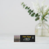 5th flash green berts special force bookmarker mini visitenkarte (Stehend Vorderseite)