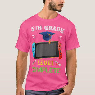 5th Grad Level Complete Graduation gaming class 2 T-Shirt
