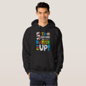 5th Grade Back To School Fifth Grade Batter Up Bas Hoodie (Vorne ganz)