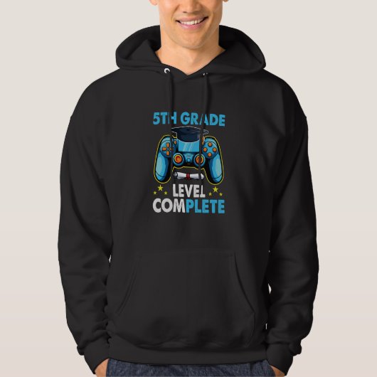 5th Grade Graduation Level Complete Gamer 2023 2 Hoodie (Vorderseite)