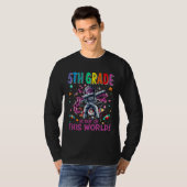 5th Grade Is Out Of This World Space Rocket T-Shirt (Vorne ganz)