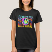 5th Grade Leopard Team Fifth Grade Teacher Back To T-Shirt (Vorderseite)