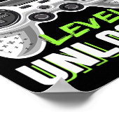 5th Grade Level Unlocked Video Game Back To School Poster (Ecke)