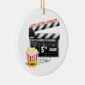5th Grade Movie Clapboard Keramik Ornament (Rechts)