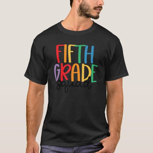 5th Grade Squad Fünfte Klasse Lehrer Team 5th G T-Shirt (Vorderseite)