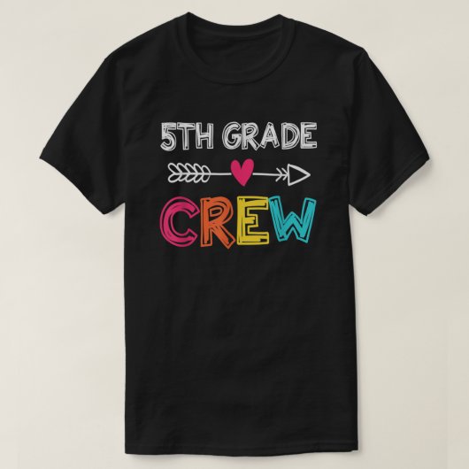 5th Grade Teacher T-Shirt Back To School 5th Grade (Design vorne)