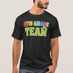 5th Grade Team Boys Fünfte Klasse 5th Class School T-Shirt