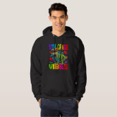 5th Grade Vibes Dinosaur Back To School Hoodie (Vorne ganz)
