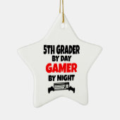 5th Grader Gamer Keramik Ornament (Rechts)