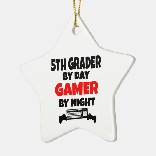 5th Grader Gamer Keramik Ornament (Links)