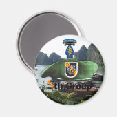 5th Special Forces Group SF SFG Veterans Vets Magnet (Vorderseite/Rückseite)