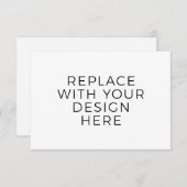 5x3,5-Kartendruck Begleitkarte (Vorne/Hinten)