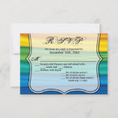 5x3.5 R.S.V.P. Card lgbtq Regenbogenflagge Lesbisc Einladung (Vorderseite)