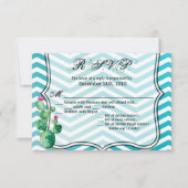 5x3,5 R.S.V.P. Karte Boho Cacti Cactus Succulent B (Vorderseite)