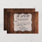 5x3,5 R.S.V.P. Karte Land Rustikal (Vorne/Hinten)