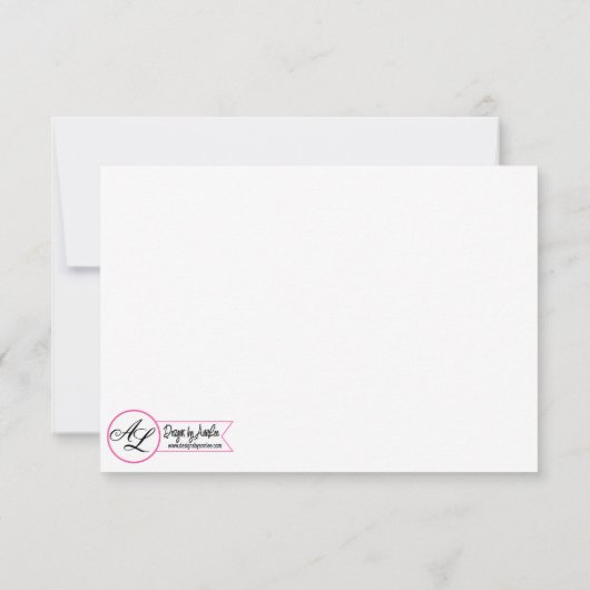 5x3.5 R.S.V.P.-Karte XMAS Sonnenaufgangsweg-Gang P Einladung (Rückseite)