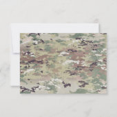 5x3.5 R.S.V.P.-Kartenarmee-Luftwaffe OCP-Camouflag Einladung (Rückseite)