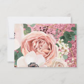 5x3,5 R.S.V.P. Rose der Kartengeometrie Einladung (Rückseite)