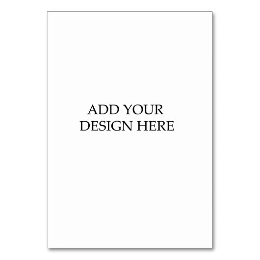 5x3,5"-Tischkarte Tischnummer (Rückseite)