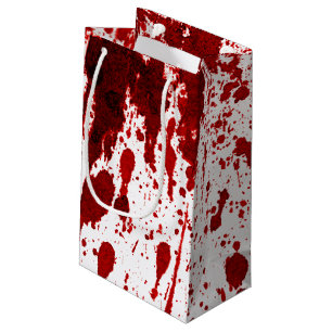 5x3wx8.5h kleine Geschenktasche Blutbeutel Spritze Geschenktüte