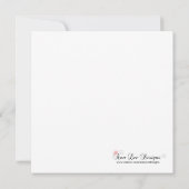 5x5 Feuerwehrauto Geburtstagspartei Einladung (Rückseite)