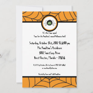 5x5 Kleine Strampler Halloween-Party Einladung