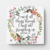 5x5 Philippinen 4:13 Ich kann alles tun, Bibel, Fotoplatte (Vorderseite)