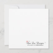 5x5 Weihnachten XMAS Stadt Weihnachten Einladung (Rückseite)