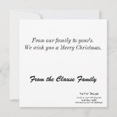 5x5 Weihnachtsbaumkarte Einladung (Rückseite)