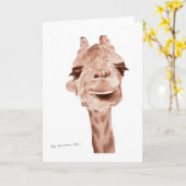 5x7 giraffe karte (Gelbe Blume)