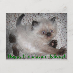 5x7zazzle, Happy Himalayan Holiday! Feiertagspostkarte