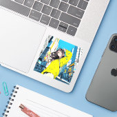 【6万人記念】寿司娘JKシール|Seal GenerativeAI Aufkleber (Laptop mit iPhone)