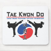 600-2 Taekwondo-Mausunterlage Mousepad (Vorne)