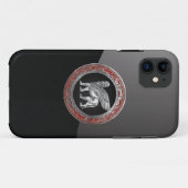 [600] Assyrian Winged Lion - Silver Lamassu Case-Mate iPhone Hülle (Rückseite (Horizontal))