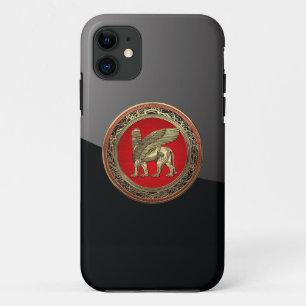 [600] Assyrian Winged Löwe - Gold Lamassu Case-Mate iPhone Hülle