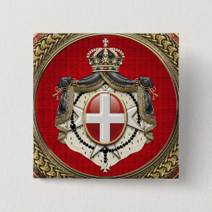 [600] Beschluss Maltas - SMOM-Wappen Button