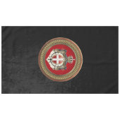 [600] Beschluss Maltas - SMOM-Wappen Tischdecke (Vorderseite (Horizontal))